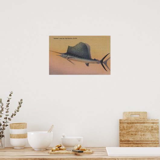 Poster Poisson de mer de Gulf Stream, Floride (Cuisine)