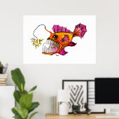 Poster Poisson d'or (Bureau à domicile)