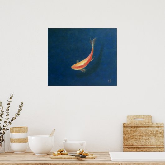 Poster Poisson d'or (Cuisine)