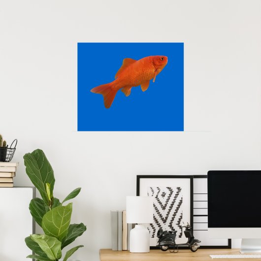 Poster Poisson d'or (Bureau à domicile)