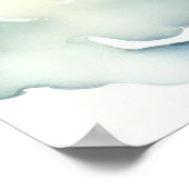 Poster Poisson d'or couleur aquarelle (Coin)