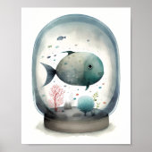 Poster Poisson en boule  (Devant)
