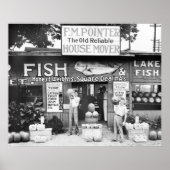 Poster Poisson et fruits : 1936 (Devant)