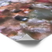 Poster Poisson foncé décoré (Coin)