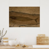 Poster Poisson fossile (Cuisine)