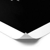 Poster Poisson funky - B & W (Coin)