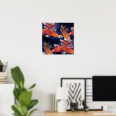 Poster Poisson japonais Koi (Bureau à domicile)