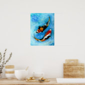 Poster poisson koi (Cuisine)