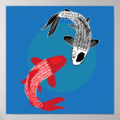 Poster Poisson Koï (Devant)