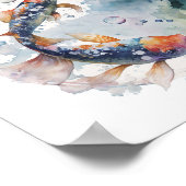 Poster Poisson Koi Japonais En Bulle (Coin)