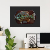 Poster Poisson long (Bureau à domicile)