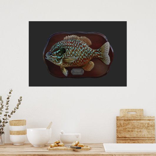 Poster Poisson long (Cuisine)