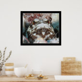 Poster Poisson-mâchoire aux oeufs (Cuisine)