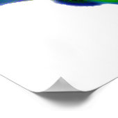 Poster Poisson mandarin psychédélique (Coin)