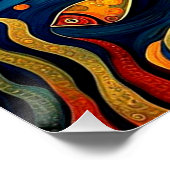 Poster Poisson nocturne (Coin)