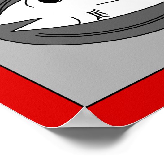 Poster Poisson ou fille (Coin)