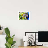 Poster Poisson papillon (Bureau à domicile)