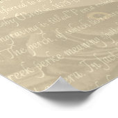 Poster Poisson Perche rouge Art pêcheur (Coin)