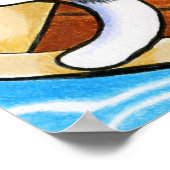 Poster Poisson perroquet : Crayon couleur encre dessin pa (Coin)