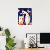 POSTER POISSON PETIT ÉTOURDISSANT, MODE DE BEAUTÉ ART DÉC (Bureau à domicile)