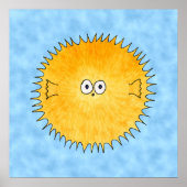 Poster Poisson Porcupine. (Devant)