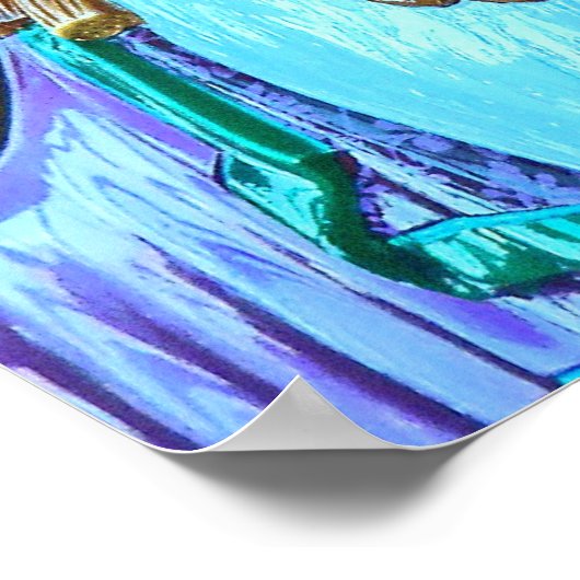 Poster Poisson Pour Le Dîner (Coin)