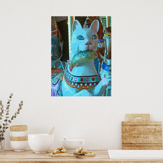 Poster Poisson Pour Le Dîner (Cuisine)