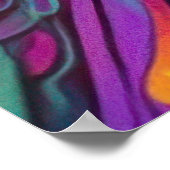 Poster Poisson psychédélique (Coin)