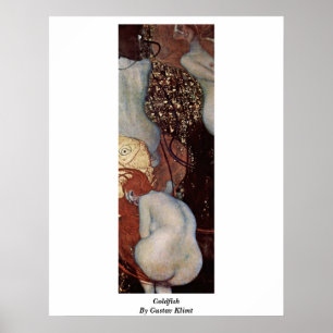 Poster Poisson rouge par Gustav Klimt
