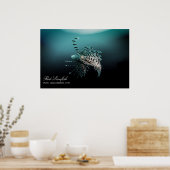 Poster Poisson rouge (Pterois volitans, Linnaeus, 1758) (Cuisine)