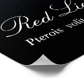 Poster Poisson rouge (Pterois volitans, Linnaeus, 1758) (Coin)