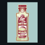 Poster Poisson sauce pop art<br><div class="desc">Illustration pop art en rouge,  d'une bouteille de sauce au poisson. Un design pour tous ceux qui aiment la cuisine thaïlandaise,  ou d'autres cuisines d'Asie du Sud-Est. La bouteille de sauce poisson contient des anchois et des crevettes.</div>