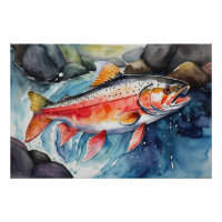*~* Poisson Saumon nage Hommes Cadeau AP49