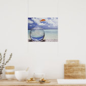 Poster Poisson sautant de l'aquarium (Cuisine)