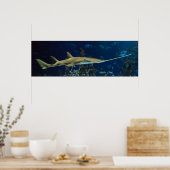 Poster Poisson-scie (Cuisine)
