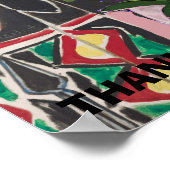 Poster Poisson sous fenêtre, après l'affiche de Matisse (Coin)