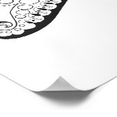 Poster Poisson stylisé 2 (Coin)