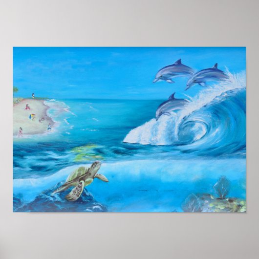 Poster Poisson tropical (Devant)