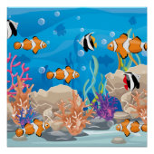 Poster Poisson tropical (Devant)