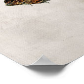 Poster Poisson vintage (Coin)