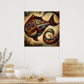 Poster Poissons 1 (Cuisine)