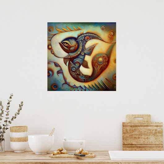 Poster Poissons 2 (Cuisine)