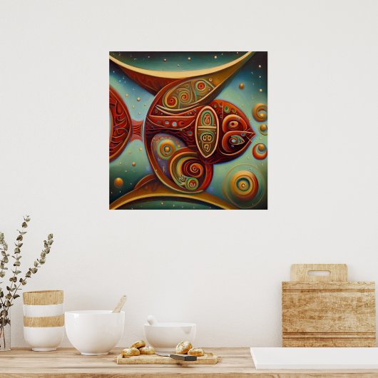 Poster Poissons 6 (Cuisine)