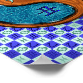 Poster Poissons & Bois Ox (Coin)