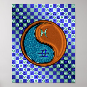 Poster Poissons & Bois Ox