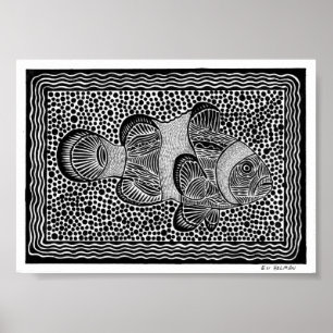 Poster Poissons de clown