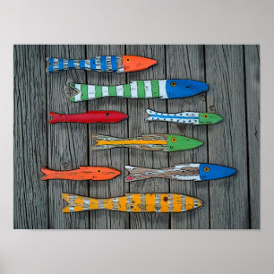 Poster Poissons de fantaisie