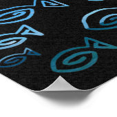 Poster Poissons de mer et de ciel (Coin)