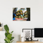 Poster Poissons de moules géantes Tsukiji, Tokyo, Japon (Bureau à domicile)