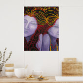Poster Poissons Distants (Cuisine)